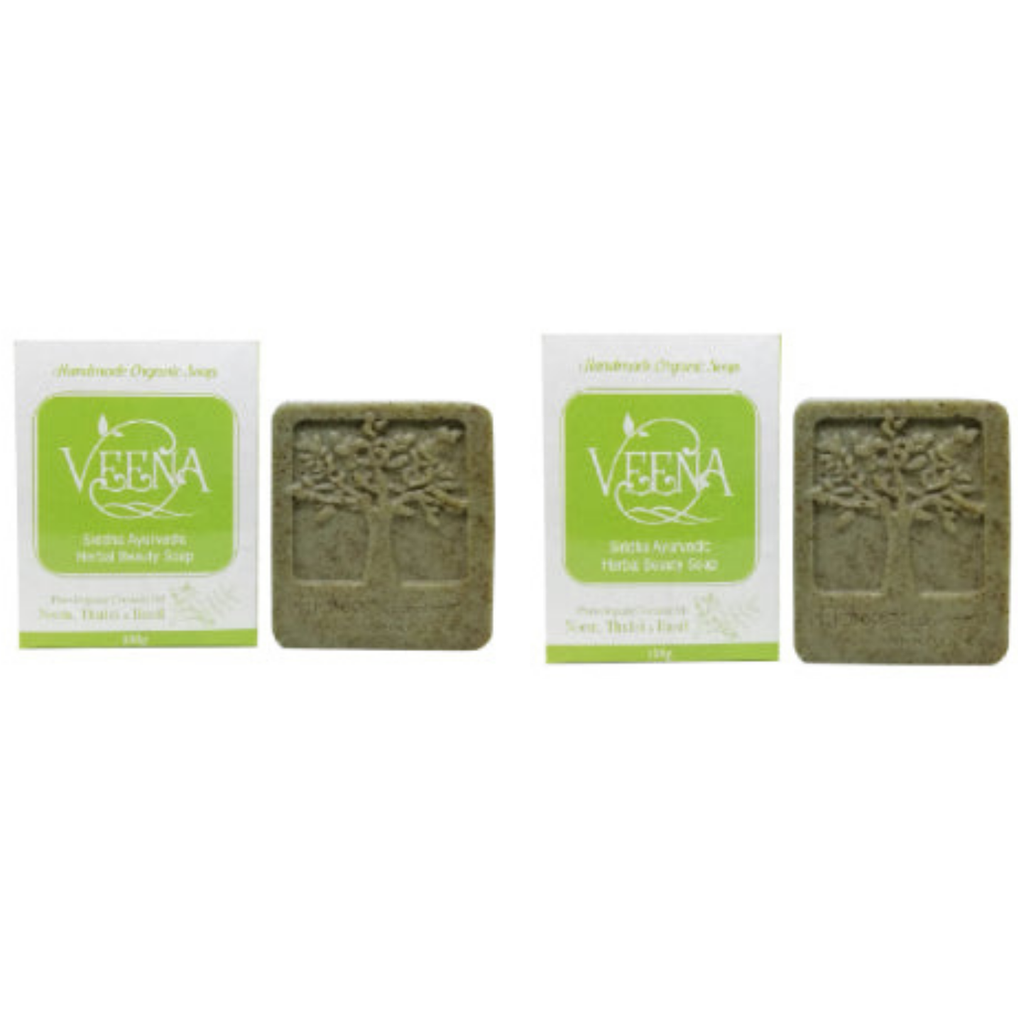 Veena Neem & Thulsi Natural Essential Oil Soap - 100 g ( Pack of 3 )