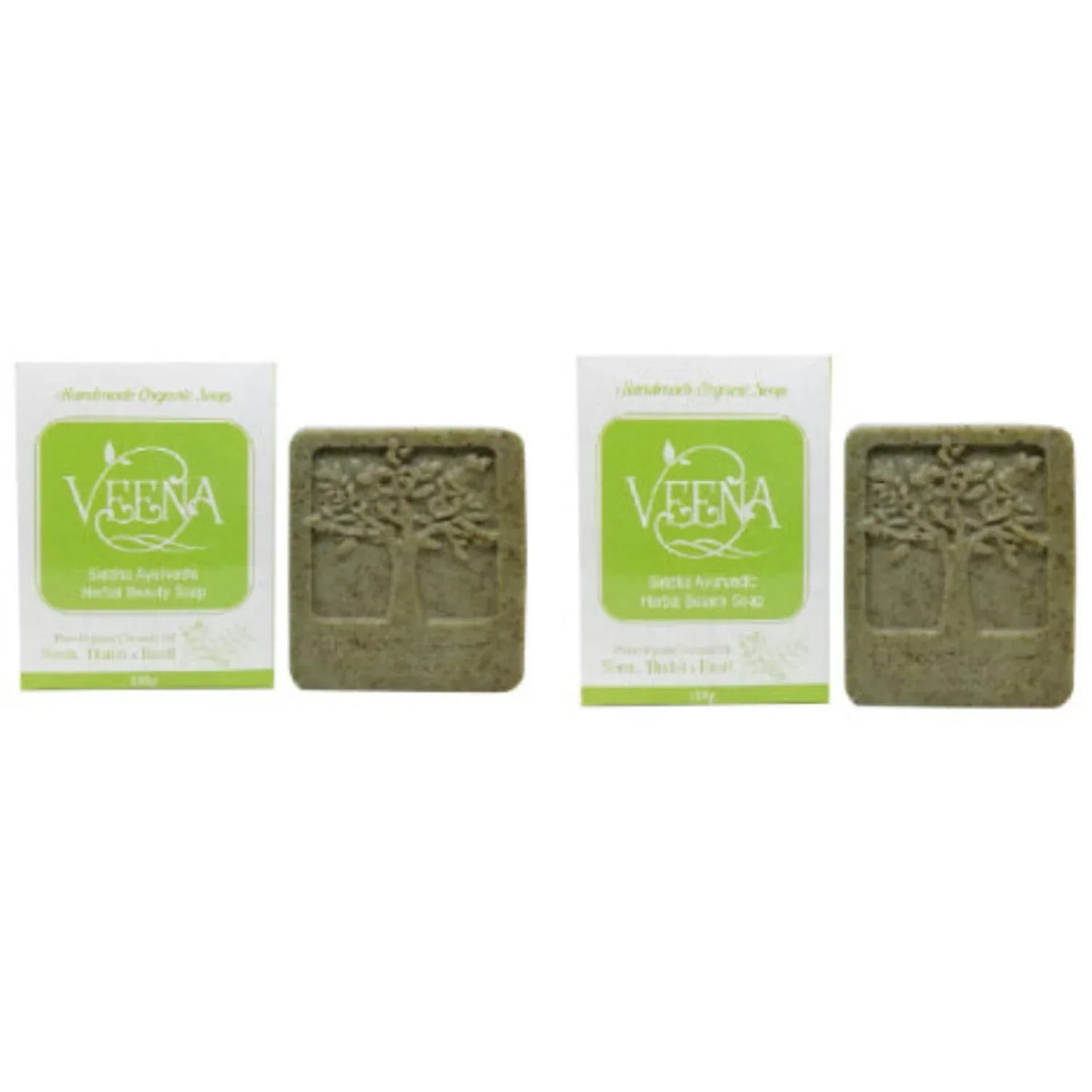 Veena Neem & Thulsi Natural Essential Oil Soap - 100 g ( Pack of 3 ) - Orgoshops