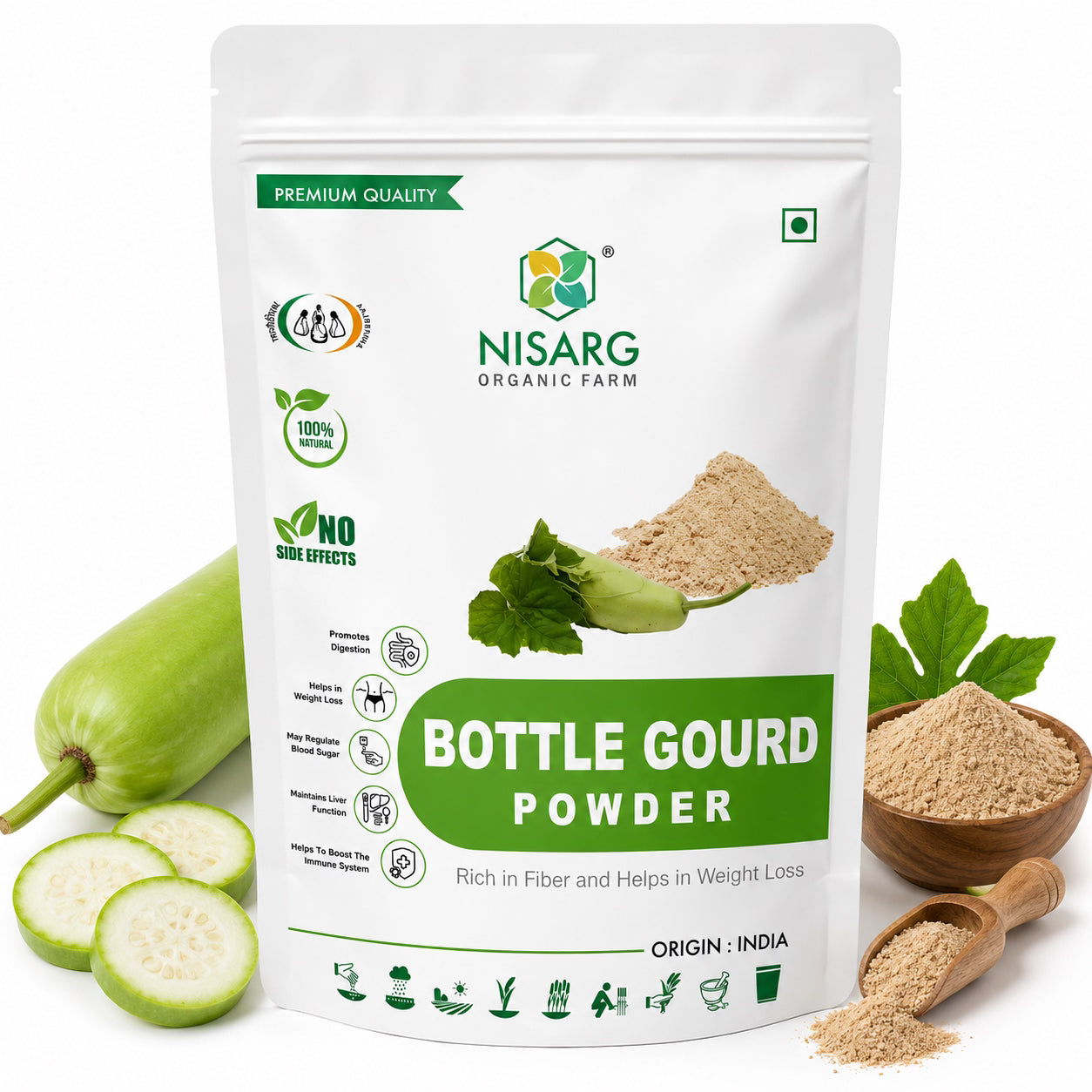 Nisarg Organic Farm Bottle Gourd Powder