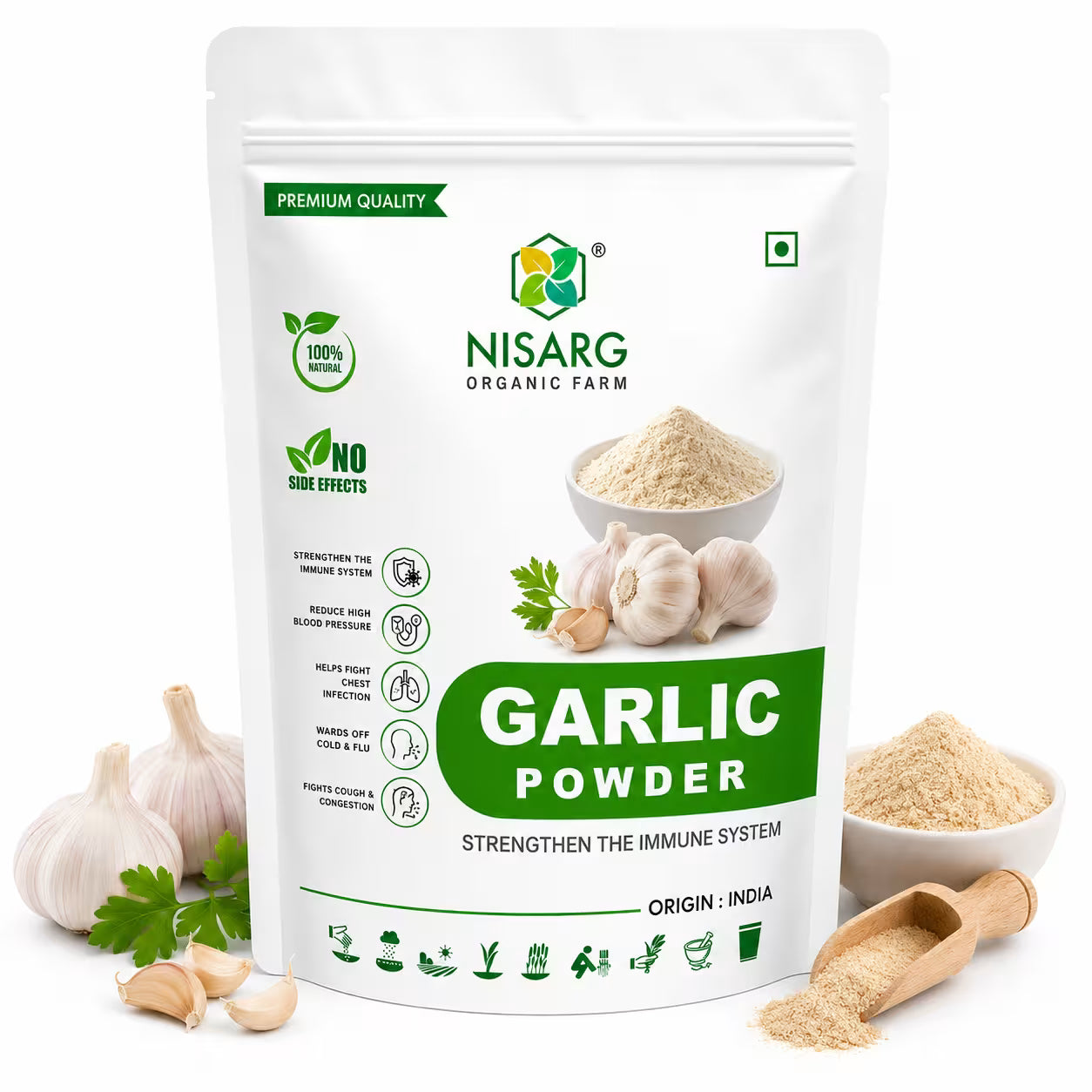 Nisarg Organic Farm Garlic Powder