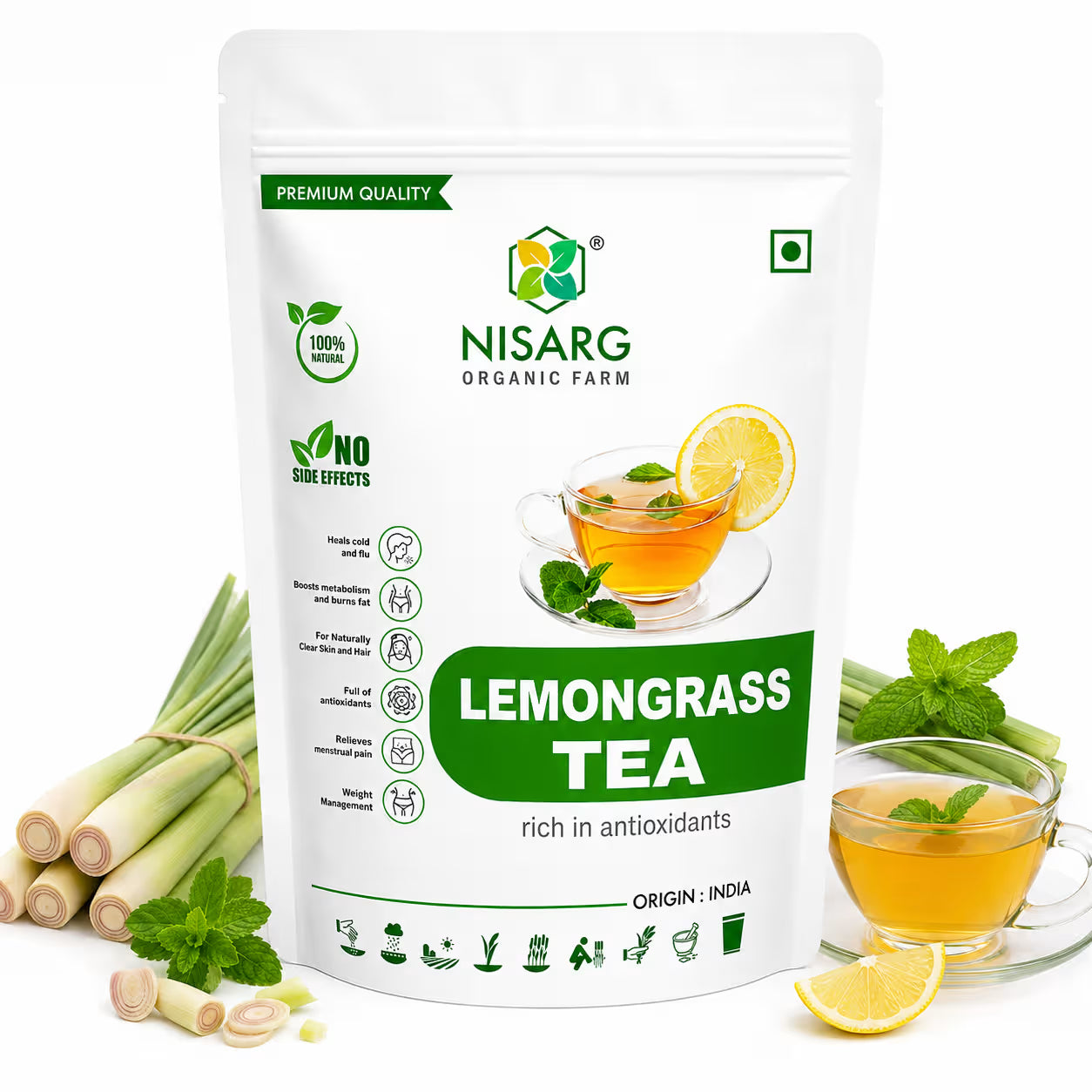 Nisarg Organic Farm Lemongrass Tea
