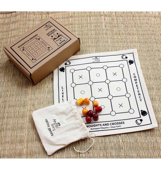 Noughts and Crosses Board Game (Kattam Vilayattu) - Orgoshops