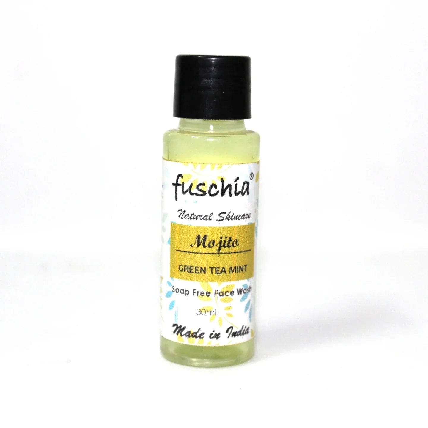 Fuschia Mojito Green Tea Mint Soap Free Face Wash - 30 ml - Orgoshops