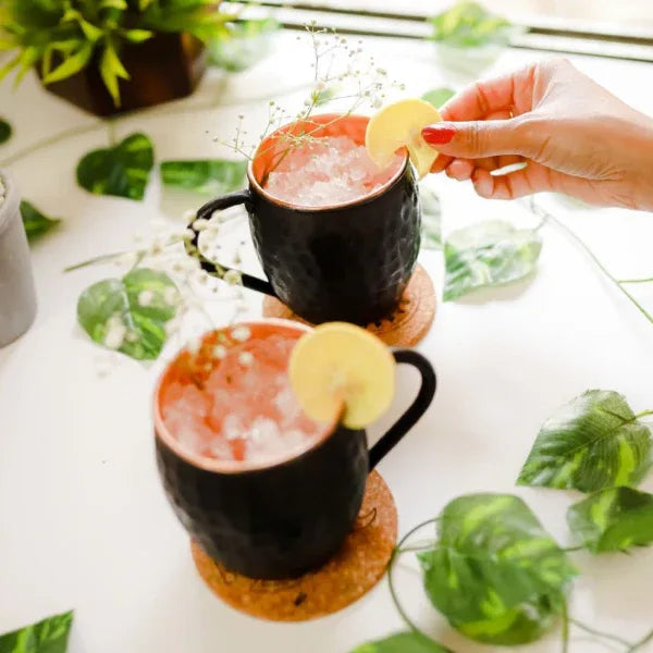 Onearth Antique Black Copper Mug (Pack of 1) - Orgoshops