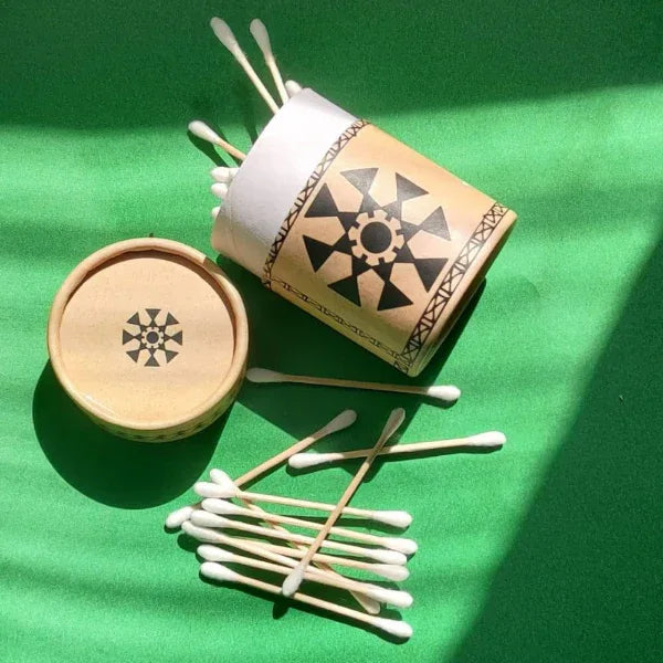 Onearth Bamboo Cotton Ear Swabs Pack of 1 (200 Buds) - Orgoshops