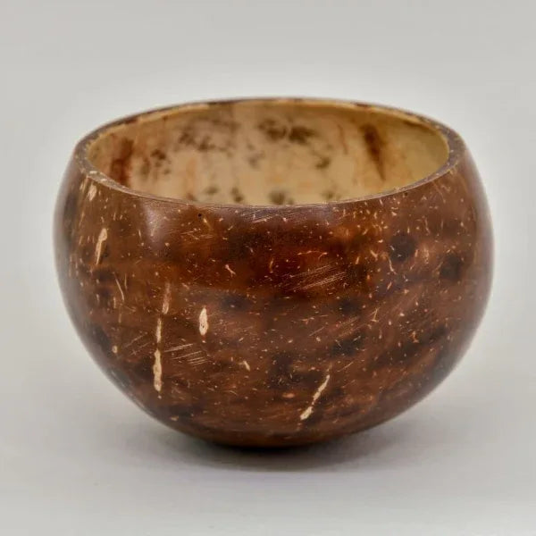 Onearth Small Coconut Shell Bowl with spoon - Pack 2-100g - Orgoshops