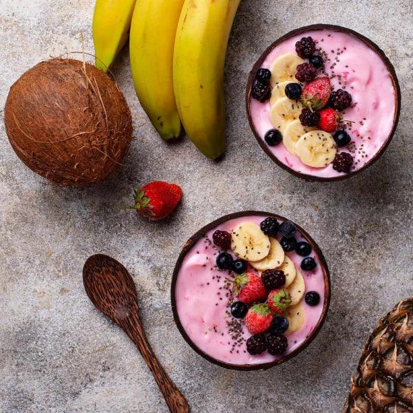 Onearth Medium Coconut Shell Bowl With Spoon Pack of 1 - Orgoshops