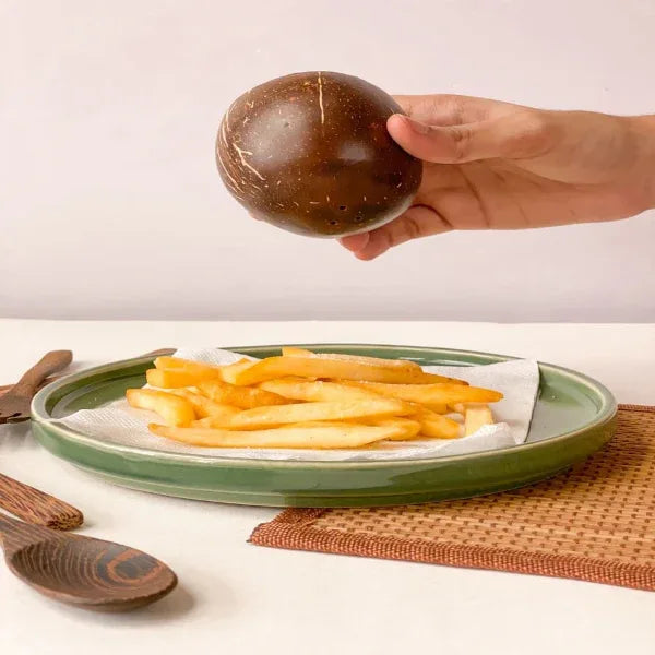 Onearth Salt & Pepper Coconut Shell Shakers-300g - Orgoshops