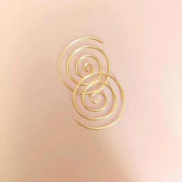 Onearth Solar – Gold Plated Brass Metal Earrings-10g - Orgoshops