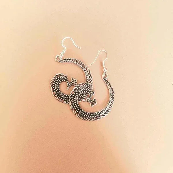 Onearth Antique Peacock Metal Earrings-10g - Orgoshops
