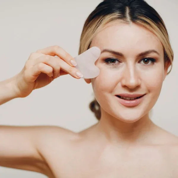 Onearth Rose Quartz Roller+ Gua Sha - Orgoshops