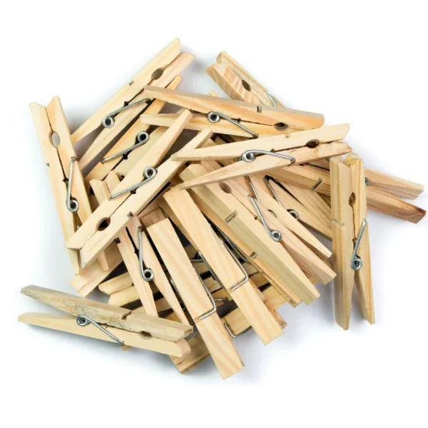 Onearth Cloth Pegs (Bamboo) - Pack of 20 - Orgoshops