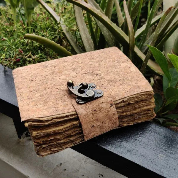 Onearth Cork & Recycled Paper Jumbo Journal - Orgoshops
