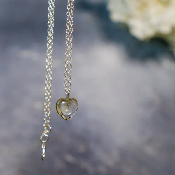 Onearth Citrin Stone Pendant with Silver Chain - Orgoshops