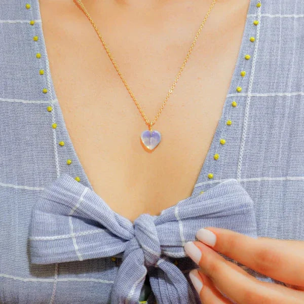 Onearth Opal Stone Pendant with Golden Chain - Orgoshops