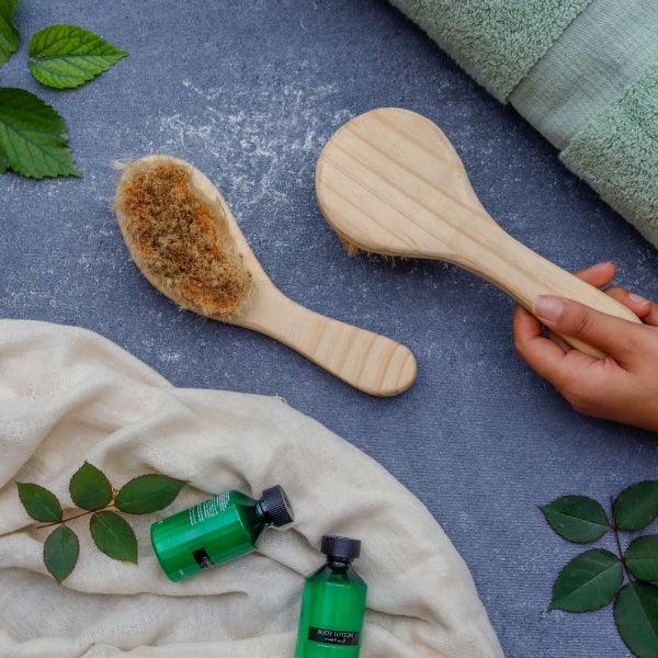 Onearth Soft Sisal Fiber Dry Body Coir Brush-Bend - Orgoshops