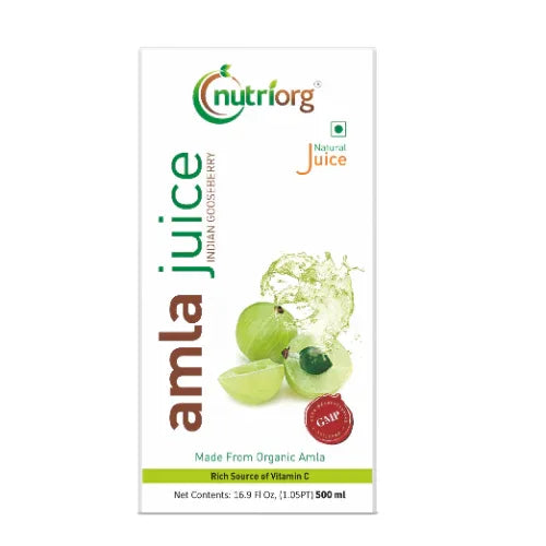 Nutriorg Amla Juice - 250 ml ( Pack of 2) - Orgoshops