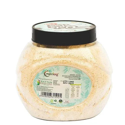 Nutriorg Flour Oats - 500g ( Pack of 2 ) - Orgoshops