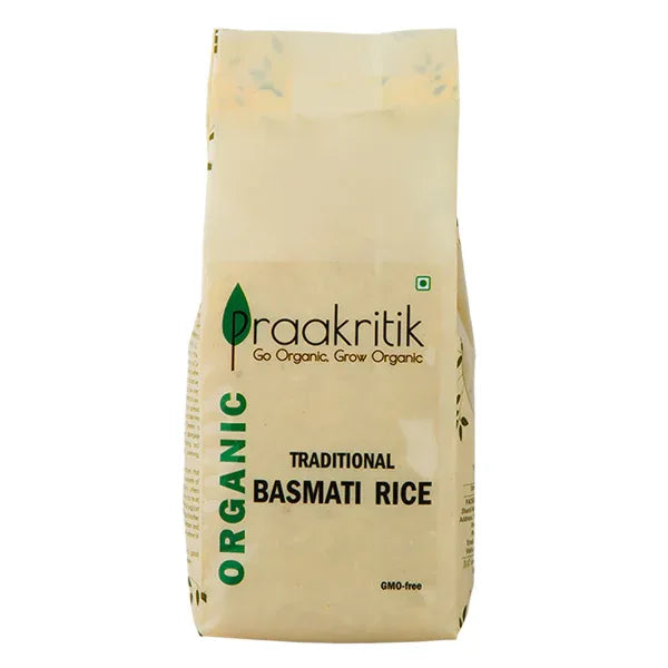 Praakritik Organic Basmati Rice-500g - Orgoshops