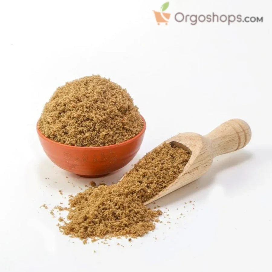 Natural Palm Jaggery Powder / Jaggery Powder / Nattu Sakkarai / Sakkarai - 250g (Thanjai Organics) - Orgoshops