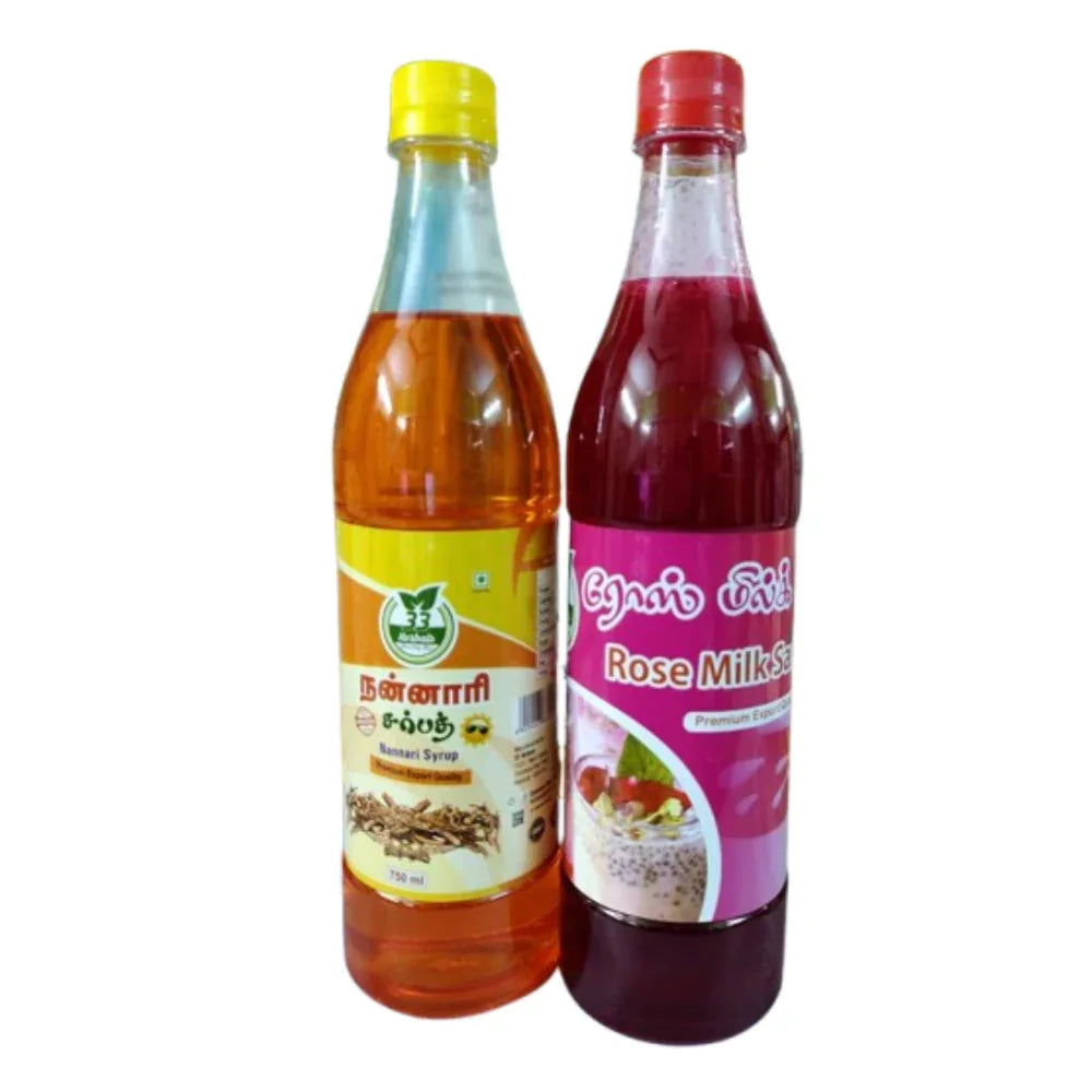 Buy Organic Rose Milk Sharbath Online in India | 33 Herbals - Orgoshops