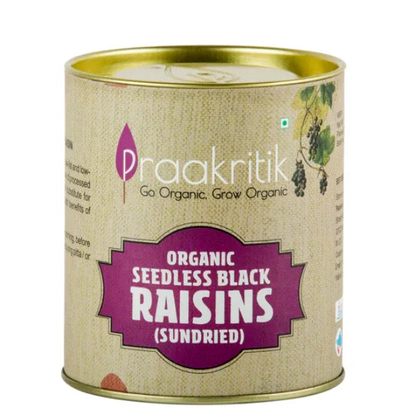Praakritik Organic Black Raisins-200g - Orgoshops