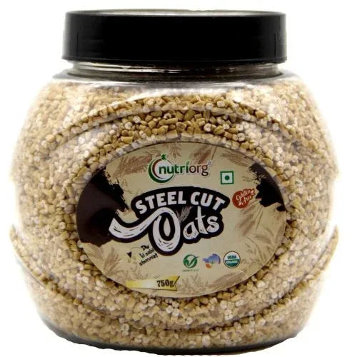 Nutriorg Certified Organic Steelcut Oats - 750g - Orgoshops