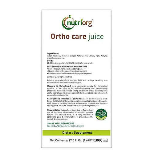 Nutriorgo Ortho care Juice - 1000ml - Orgoshops