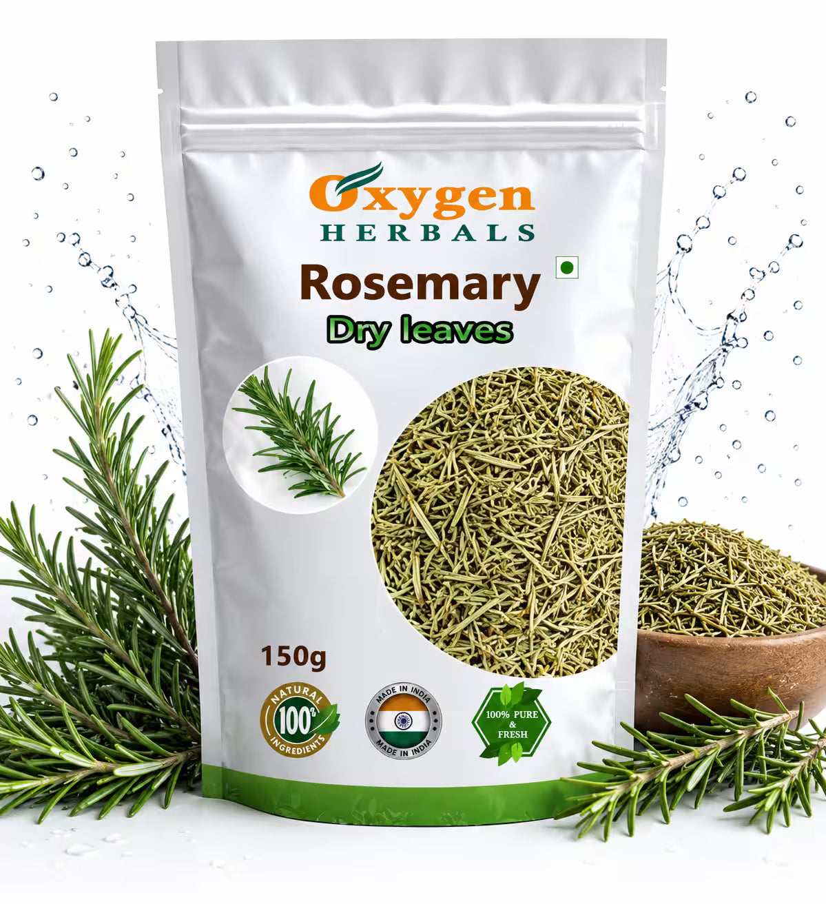 Oxygen Herbals Rosemary Dried Leaves - 150 g