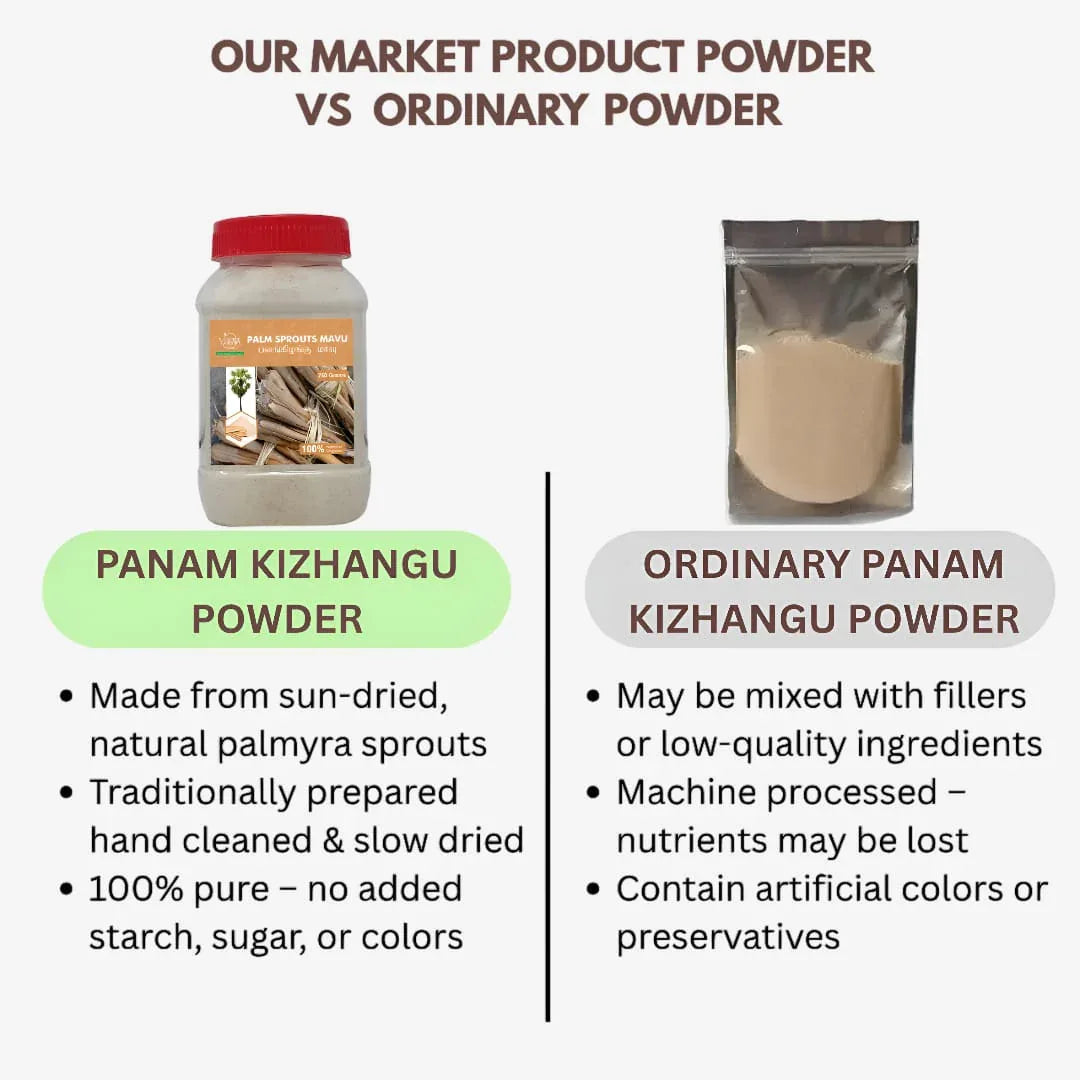 Panam Kizhangu Powder | Buy Palmyra Sprout Powder Online India - Orgoshops