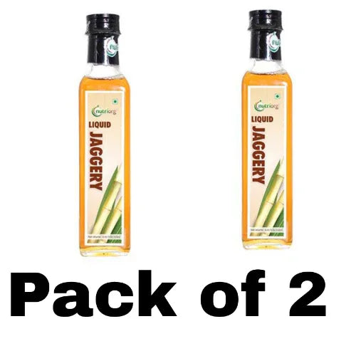 Nutriorg Liquid Jaggery - 250 ml ( Pack of 2 ) - Orgoshops