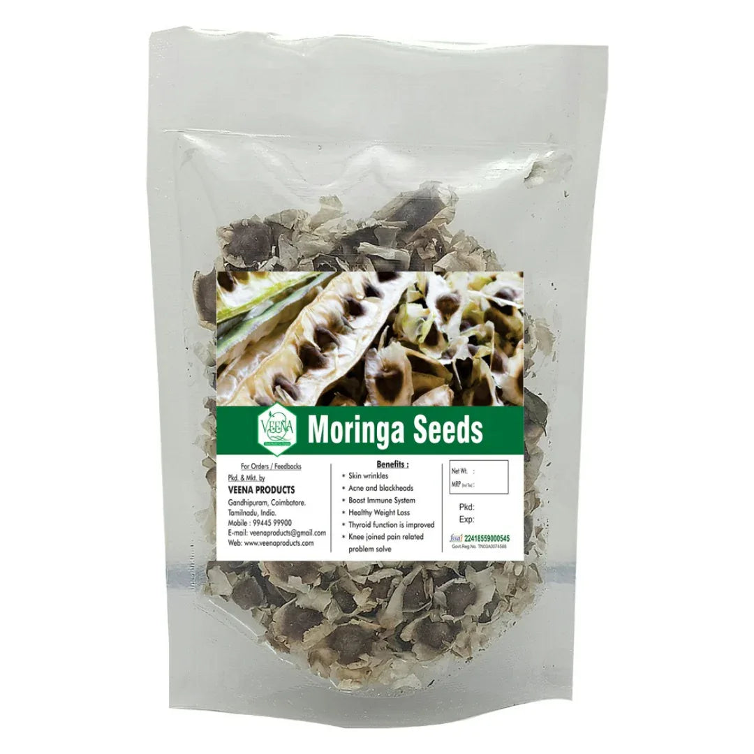 Veena Moringa Seeds - 100g ( Pack of 2 ) - Orgoshops