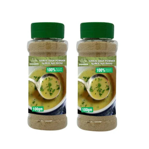 Veena : Products Garlic Soup Powder - 100g ( Pack of 2 ) - Orgoshops