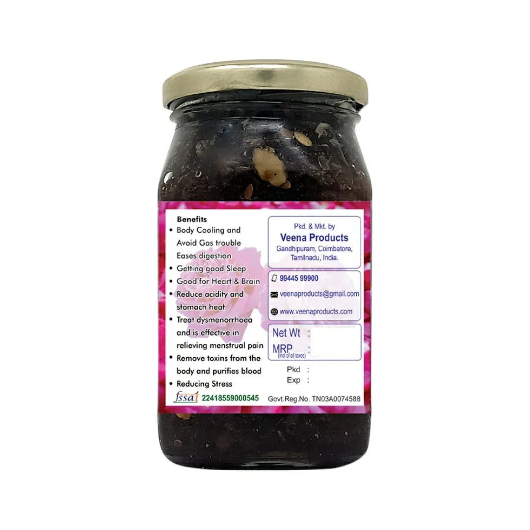 Veena Honey Based Rose Gulkand - 550 g - Orgoshops
