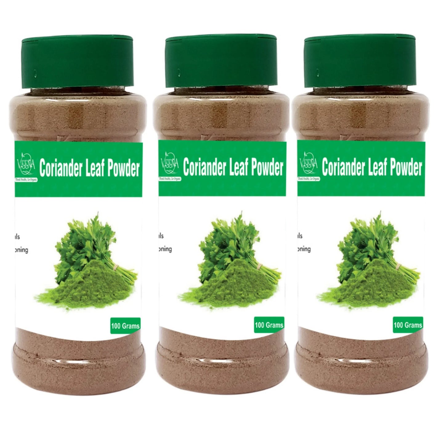Veena : Products Coriander Powder - 100g ( Pack of 3 ) - Orgoshops