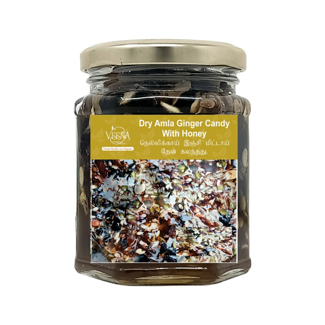 Veena : Products Dry Amla Ginger Candy - 250 g