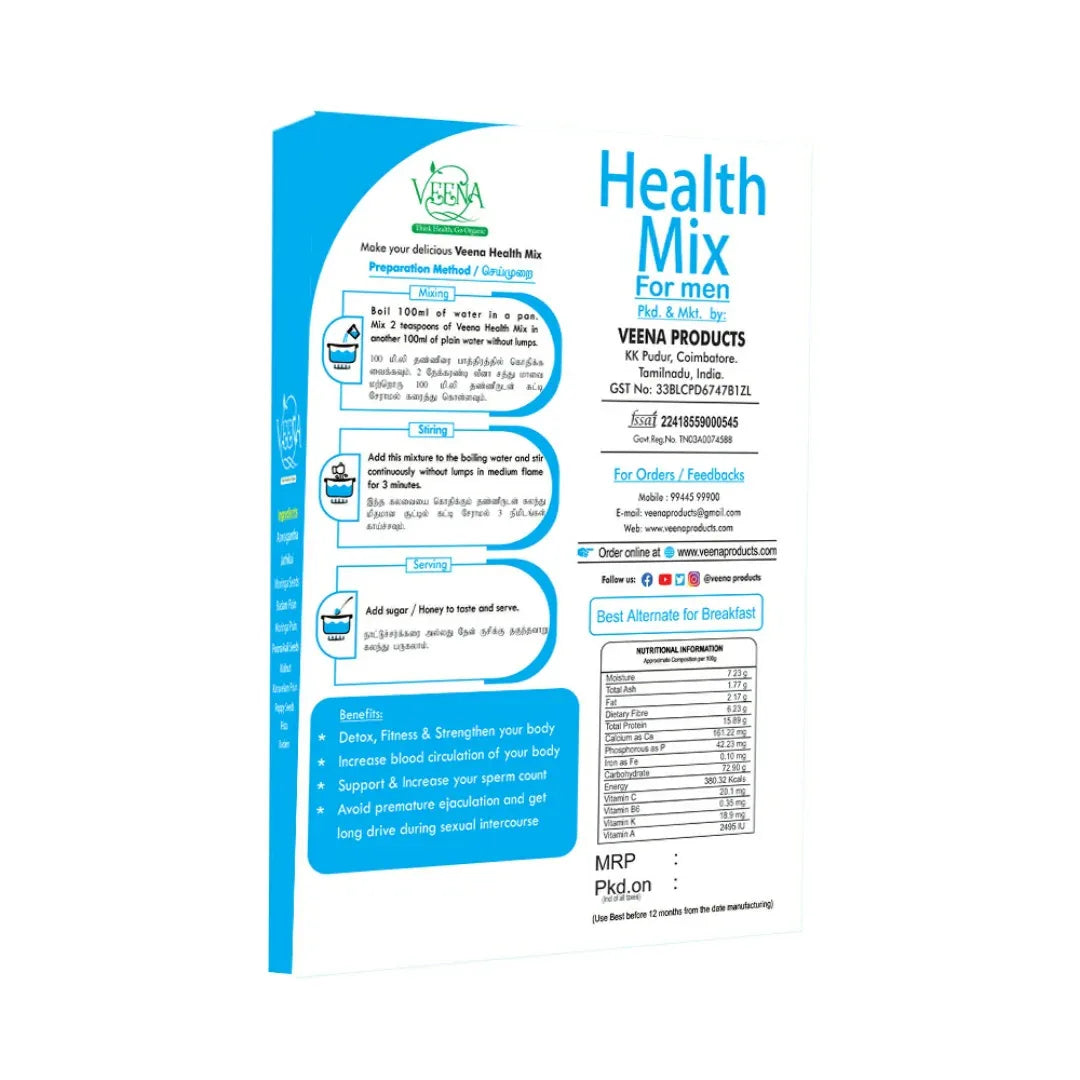 Veena Health Mix For Men - 200 g - Orgoshops