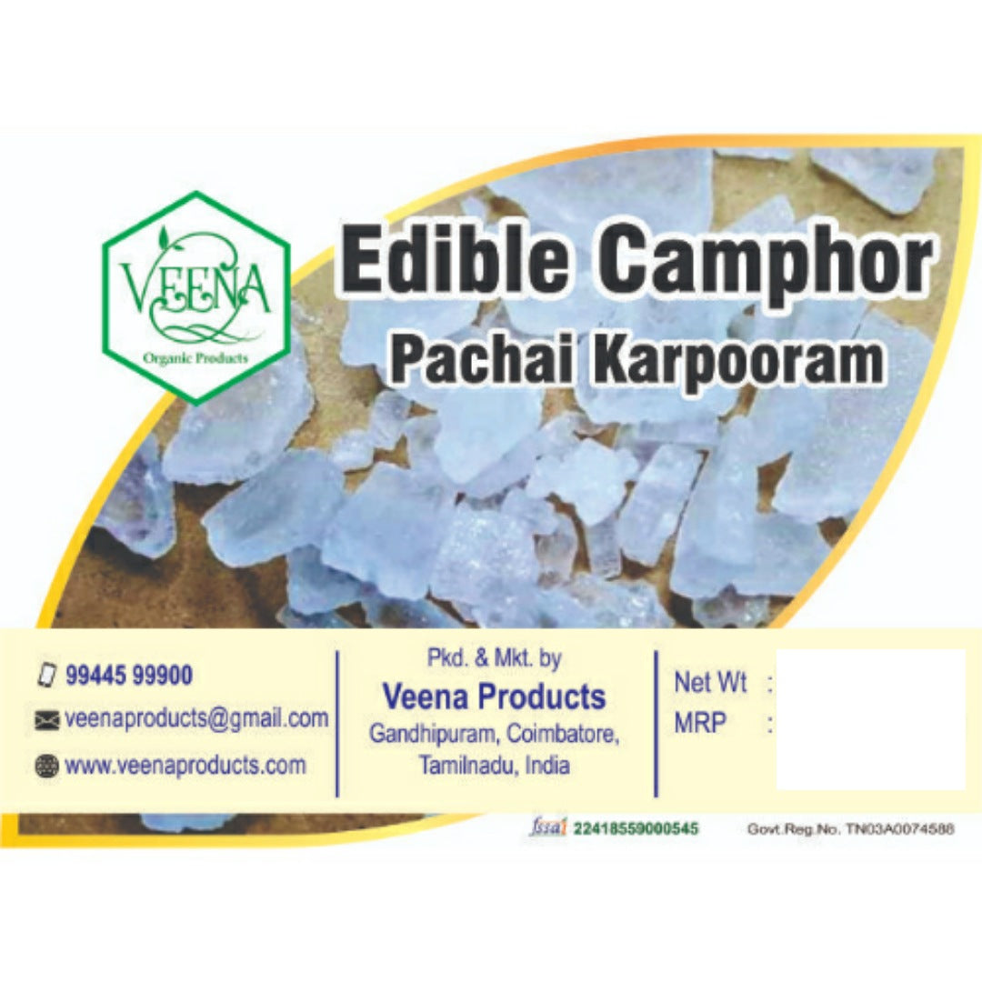 Veena : Products Pachaikarpooram - 50g