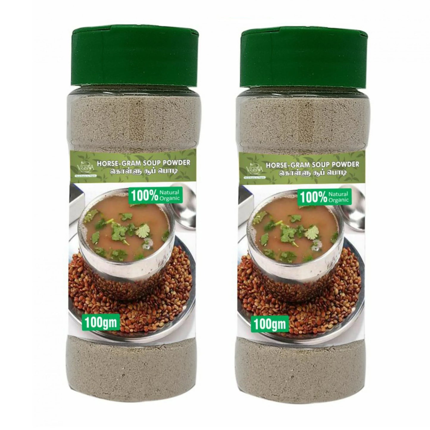 Veena : Products Kollu Soup Powder - 100g ( Pack of 2 ) - Orgoshops