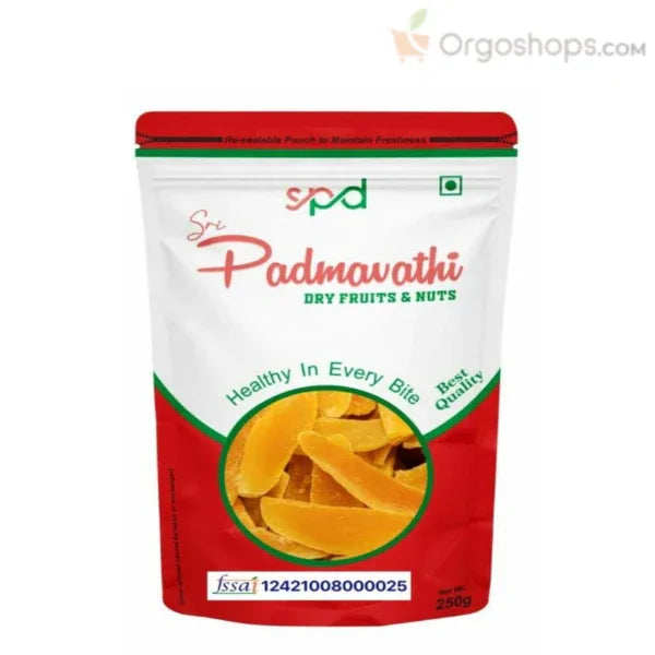 Dried Mango/Mango - 250g (Sri Padmavathy Dry Fruits and Nuts) - Orgoshops