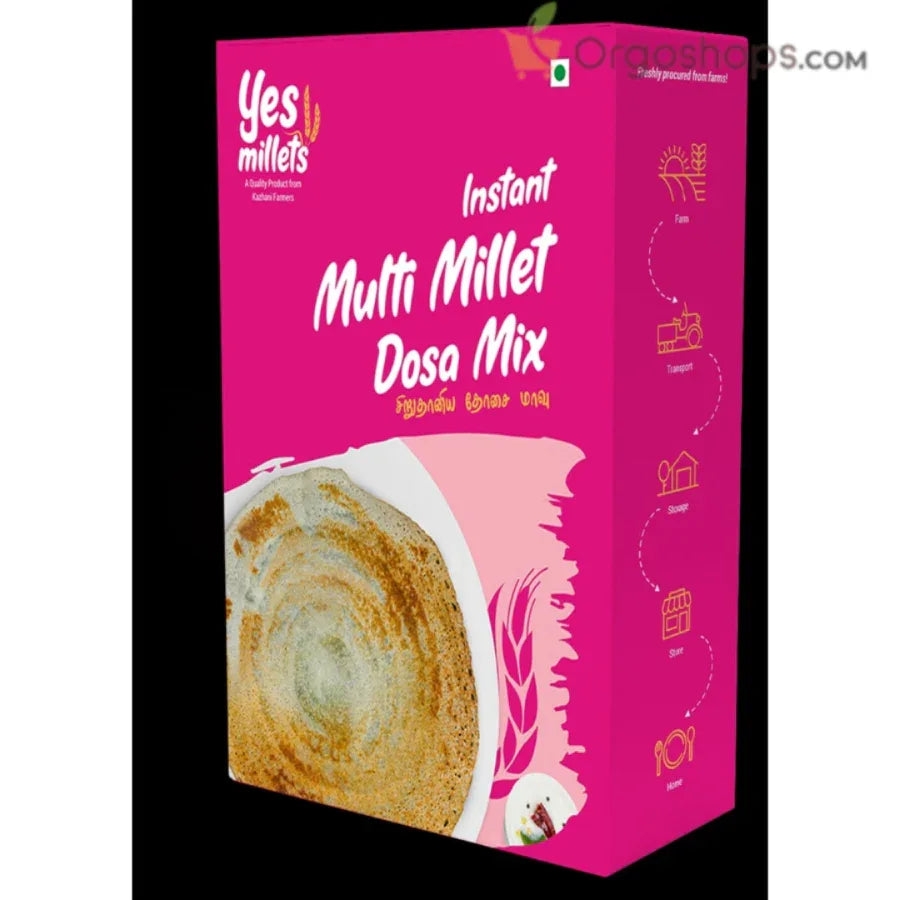 Mixed Millet Dosa Mix / Dosa Mix / Millet Dosa Mix - 500g (Yes Millet) - Orgoshops