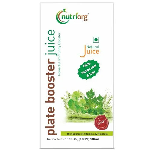 Nutriorg Plate booster Juice - 500ml - Orgoshops