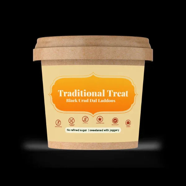 Narchuvai : Traditional Treat Black Urad Dal Ladoo / Urad Dal Ladoo - 125 g - Orgoshops