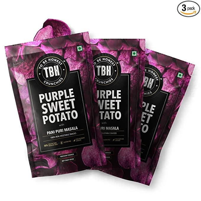Pack of 3 - Purple Sweet Potato with Pani Puri Masala 270g - Orgoshops