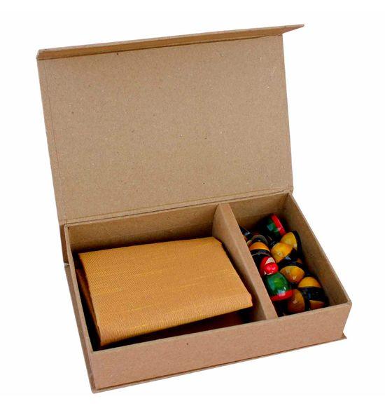 Anciant living Raw Silk-Hand Painted Box - Orgoshops