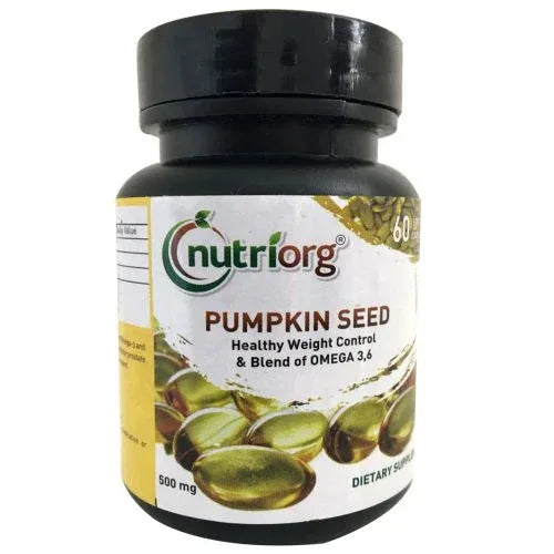 Nutriorg Pumpkin Seed oil Soft Gel - 60 Capsule - Orgoshops