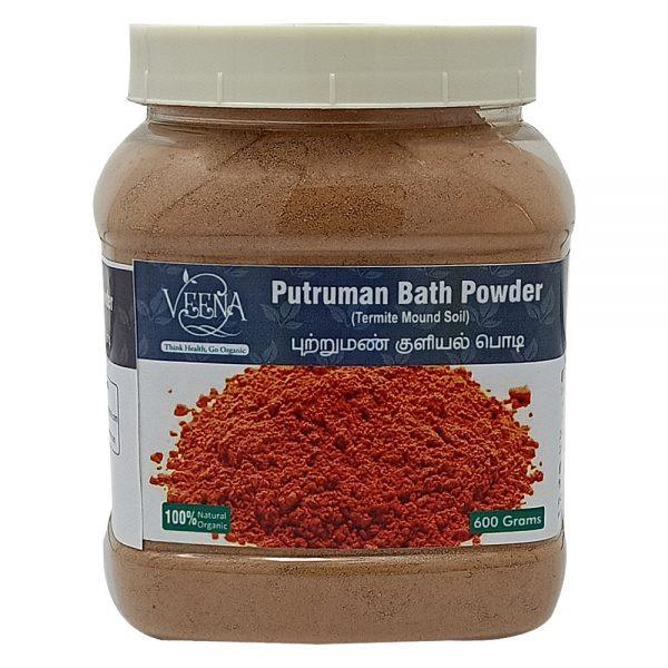 Veena Putruman Territle Mounted Soil Bath Powder - 600g - Orgoshops