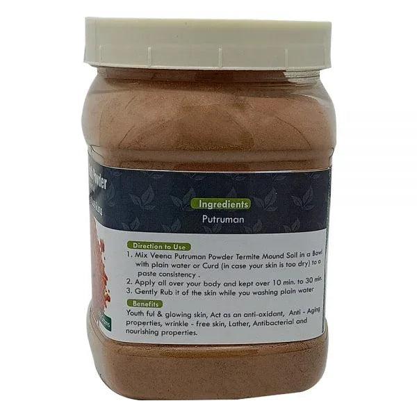 Veena Putruman Territle Mounted Soil Bath Powder - 600g - Orgoshops