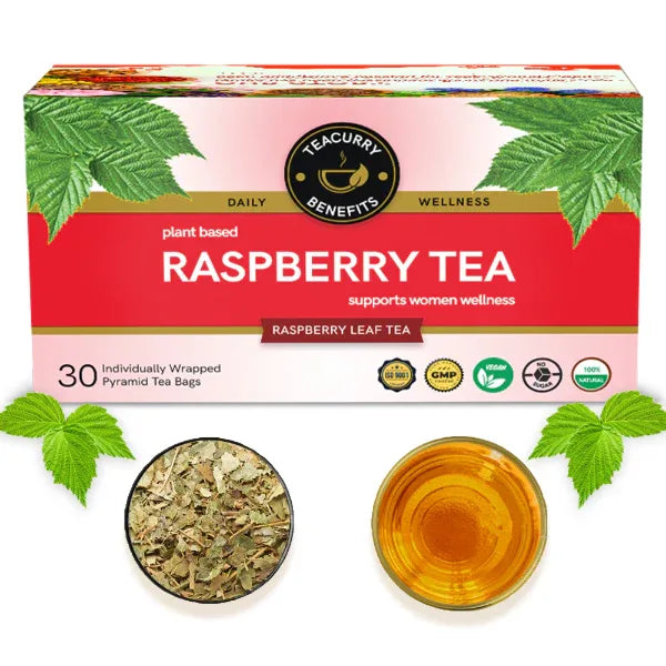 Raspberry Leaf Tea/Helps With Period Health, Fertility-100g (30 Bags) - Orgoshops