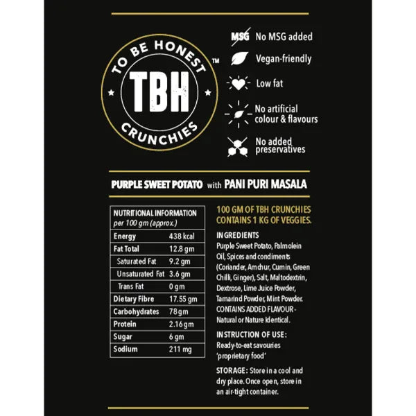 Pack of 9 - To Be Honest Chips Range 690g - Orgoshops